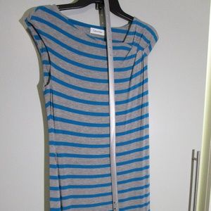 Calvin Klein belted striped t-shirt dress - Sz 6